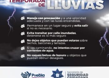 En temporada de lluvias extrema tus precauciones al manejar. Aquí algunas recomendaciones👇