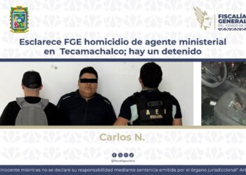 Esclarece FGE homicidio de agente ministerial en  Tecamachalco; hay un detenido