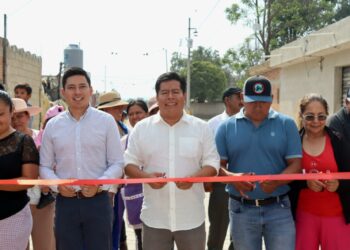 El presidente Mateo Hernández impulsa el desarrollo con nuevas obras en Tecamachalco