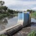 Supervisa Gobierno de la Ciudad labores de desazolve y limpieza en el Vaso Regulador Puente Negro