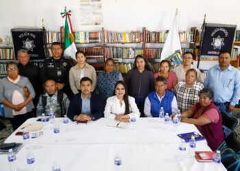 Tonantzin Fernández reafirma su compromiso con la seguridad en San Agustín Calvario