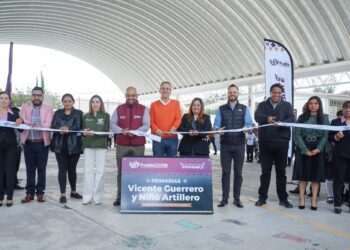 Pepe Chedraui impulsa mejora de infraestructura educativa en San Jerónimo Caleras