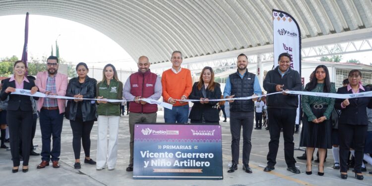 Pepe Chedraui impulsa mejora de infraestructura educativa en San Jerónimo Caleras