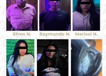 Rescatan a ocho mujeres víctimas de trata en bar de Puebla; hay cinco detenidos y droga asegurada