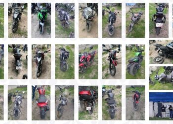 Recupera FGE 25 motocicletas robadas tras operativo en Huixcolotla