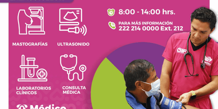 Lleva DIF Municipal servicios médicos gratuitos a colonias de Puebla