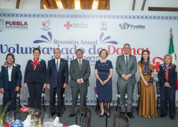 MariElise Budib asume presidencia honoraria del Voluntariado de Damas de la Cruz Roja en Puebla