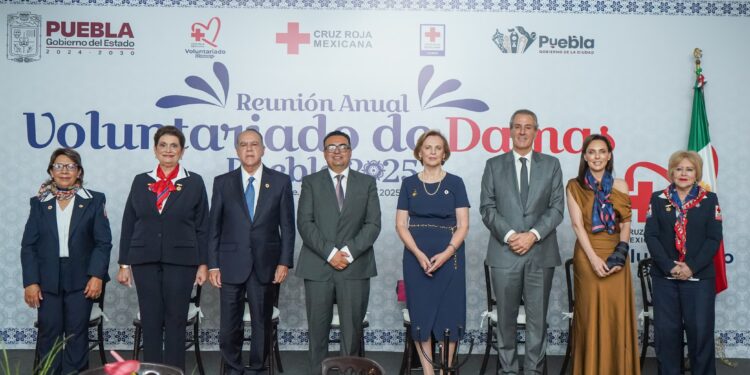 MariElise Budib asume presidencia honoraria del Voluntariado de Damas de la Cruz Roja en Puebla