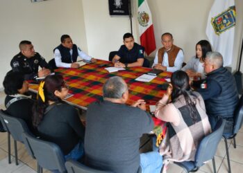 Refuerza vigilancia en zonas limítrofes de Santa Bárbara Almoloya a través de Mesa de Seguridad