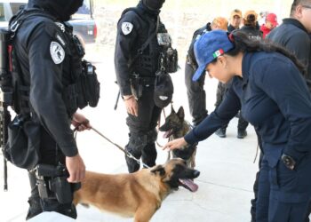 Certifica Puebla a 16 instructores caninos para reforzar la Seguridad Pública