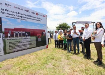 Colocan Primera Piedra del Primer Centro de Bienestar Animal en Puebla