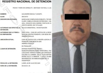 Detienen a comandante de la Fiscalía de Desaparición en Puebla por intimidación y posibles nexos delictivos