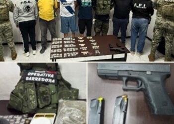 Caen cinco presuntos integrantes de “La Barredora” ligados a hechos violentos y explosivos en Coronango