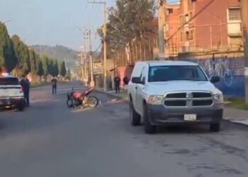 Motociclista pierde la vida tras derrapar en el Bulevar Xonacatepec