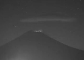 Prevén posible caída de ceniza del Popocatépetl en varias alcaldías de CDMX