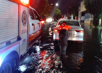 SSC atendió diversos reportes relacionados con la lluvia de esta tarde; no hay personas lesionadas