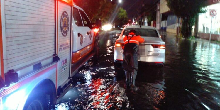 SSC atendió diversos reportes relacionados con la lluvia de esta tarde; no hay personas lesionadas