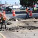 Supervisa Tonantzin Fernández obras de bacheo en San Pedro Cholula