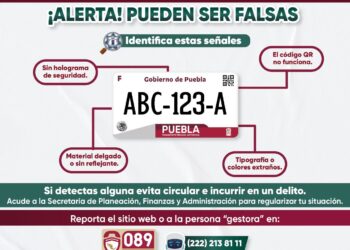 Alerta SSP sobre riesgos por tramitar placas de circulación con “gestores”
