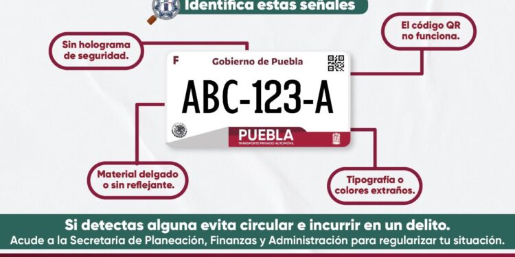 Alerta SSP sobre riesgos por tramitar placas de circulación con “gestores”