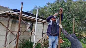 Con celdas solares Altosano Granjas Carroll electrifica 38 % de Ranchería Cerro Viento