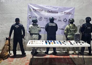 Realizan SSP, Ejército y Guardia Nacional operativo en el penal de Tecamachalco