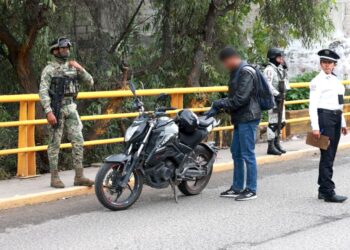 Con revisiones de motocicletas, inhibe SSP la comisión de delitos