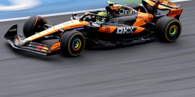 Lando Norris lidera los entrenamientos libres del GP de Países Bajos