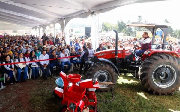 Programa «Por Amor a Puebla» impulsa más de mil apoyos a productores y 54 obras comunitarias