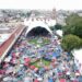 Comerciantes se instalan en la Plaza de la Concordia para el tradicional Trueque
