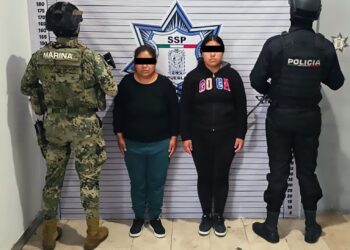 Detienen SSP y SEMAR a dos presuntas integrantes del grupo delictivo “Los Carriles”