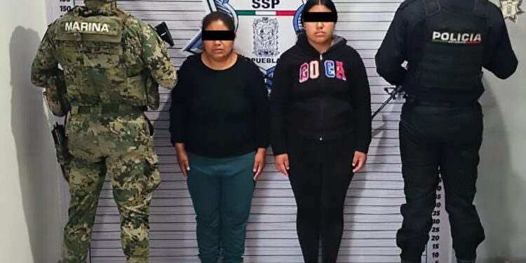Detienen SSP y SEMAR a dos presuntas integrantes del grupo delictivo “Los Carriles”