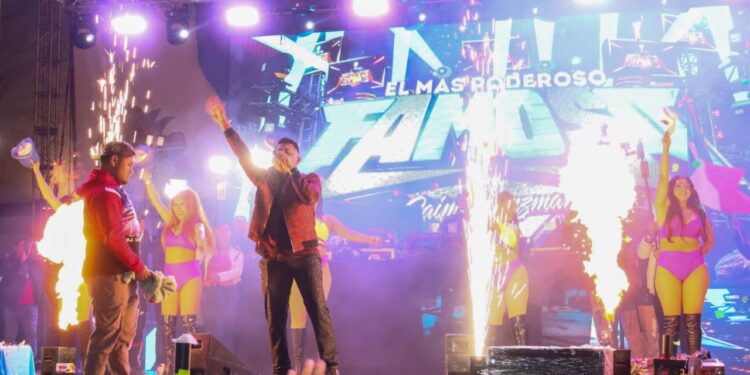 Sonido Famoso llena de ambiente sonidero la Gran Feria de Cholula