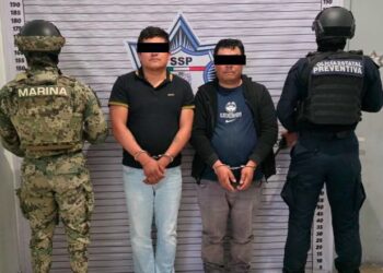 Detienen SSP y SEMAR a dos presuntos asaltantes de casa habitación