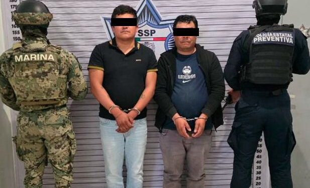 Detienen SSP y SEMAR a dos presuntos asaltantes de casa habitación