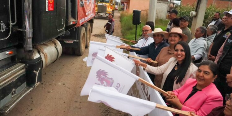 Con Tonantzin Fernández, avanza la transformación de la infraestructura en San Pedro Cholula