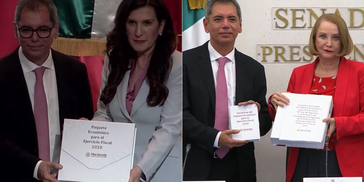 Entregan el Paquete Económico 2026 al Congreso