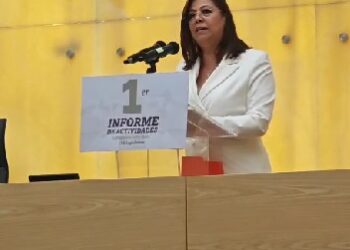 Laura Artemisa presenta su primer informe como presidenta del Congreso de Puebla