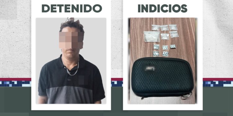 Detienen a dos hombres por presuntos delitos contra la salud en distintas zonas de Puebla