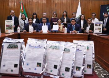 Firma Ayuntamiento de San Pedro Cholula convenio con el Instituto de Ciencias de la BUAP