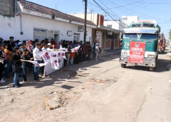 “Seguiremos dignificando las vialidades de todo San Pedro Cholula”: Tonantzin Fernández