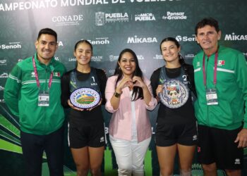 “El Mundial de Voleibol en San Pedro Cholula incentiva a los jóvenes a incursionar en el deporte profesional”: Tonantzin Fernández