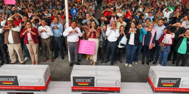2 mil familias cholultecas beneficiadas con el programa de calentadores solares gratuitos