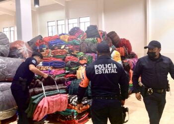 SSP realiza acciones de auxilio, traslado de insumos y apoyo humanitario a familias de comunidades afectadas en la Sierra Norte