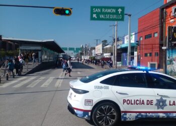 Cierre vial en 11 Sur por manifestación en San Bartolo