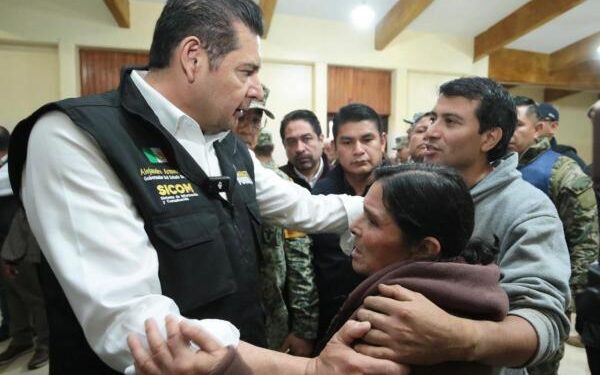 Gobernador Armenta supervisa daños por lluvias en la Sierra Norte