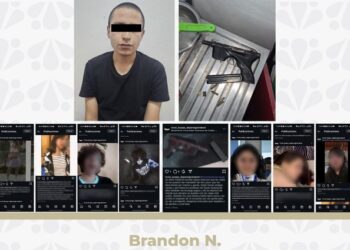 FGE halla arma de fuego y dispositivos electrónicos en domicilio de Brandon N., alumno de la BUAP