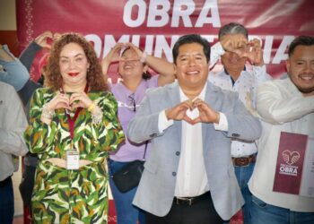 Entregan seis cheques del programa “Por Amor a Puebla” impulsa obra comunitaria en Tecamachalco