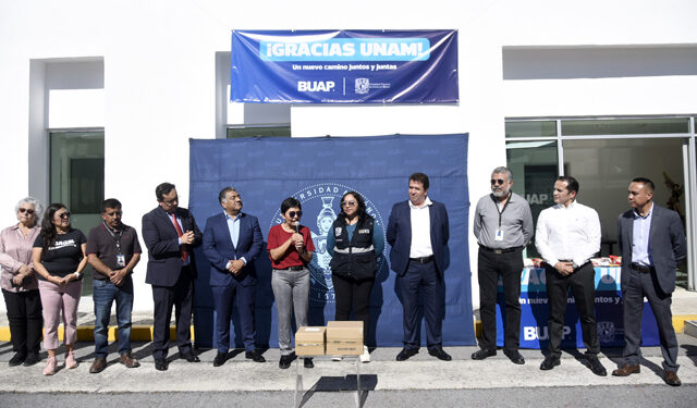 UNAM dona 60 toneladas de víveres a la BUAP para apoyar a damnificados en la Sierra Norte