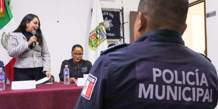 Tonantzin Fernández impulsa la profesionalización policial en el Gobierno de Cholula